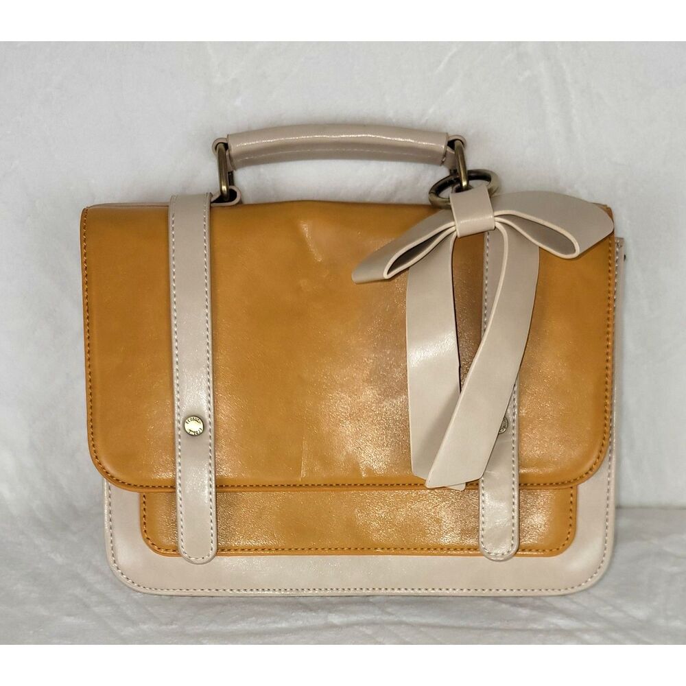 Ecosusi Purse mustard and bone color
